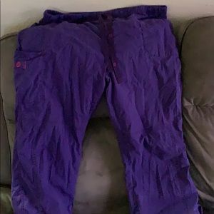 WonderWink scrub set Purple